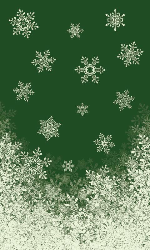 Snowflake Christmas Live Wall