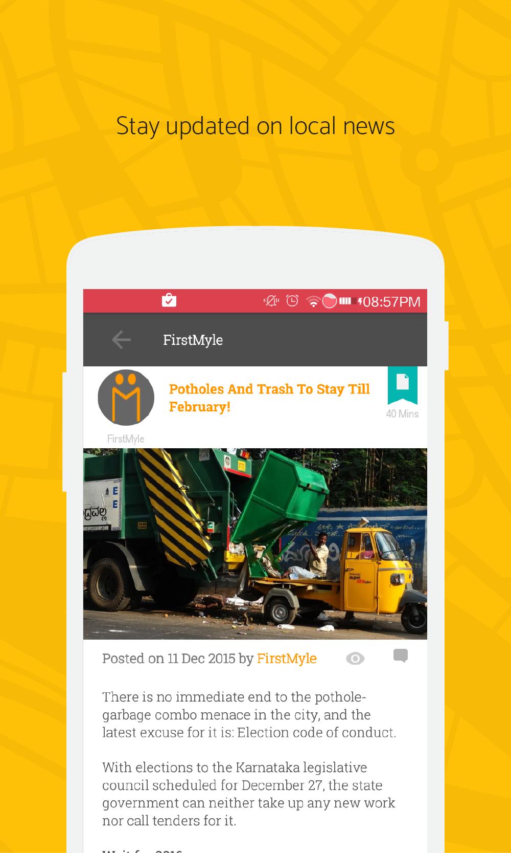 FirstMyle - The Local Connect
