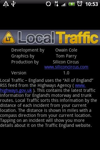 Local Traffic - England