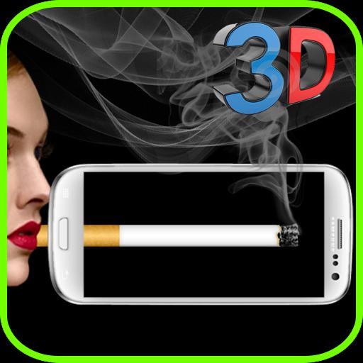 Virtual cigarette smoke Prank