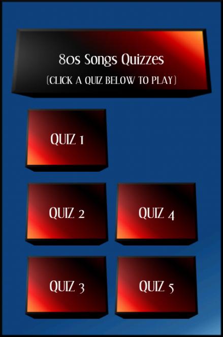 80s Songs Quizzes