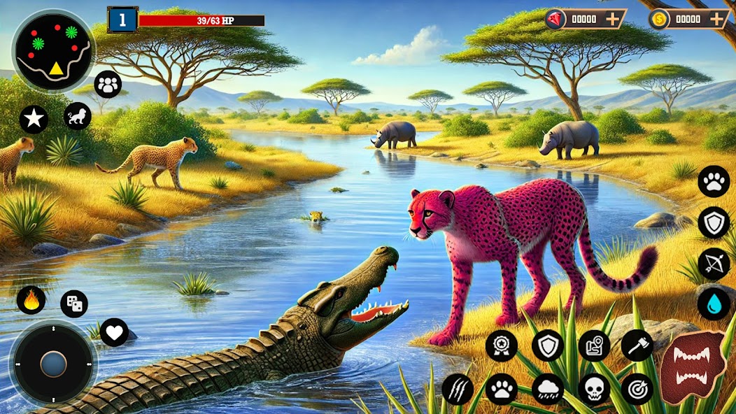 Wild Cheetah Simulator Games