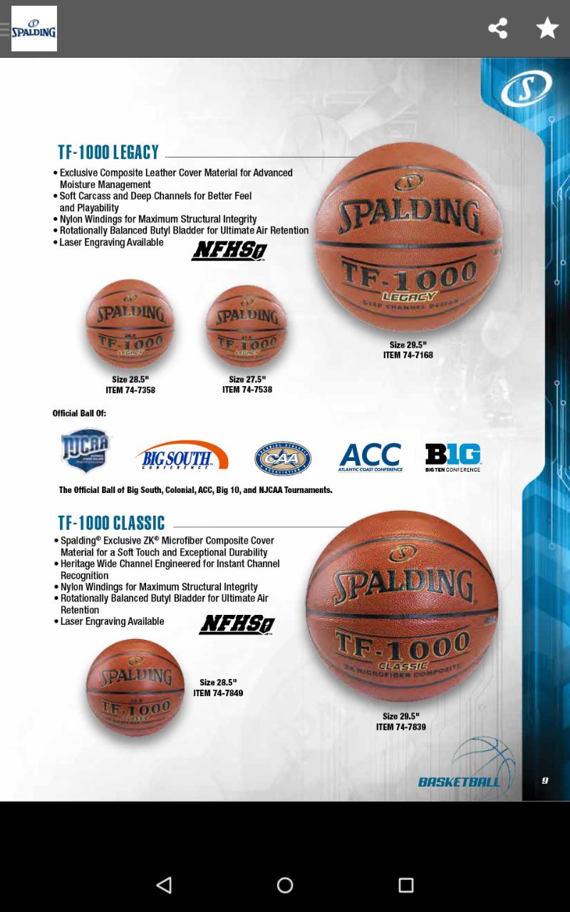 Spalding Catalogs