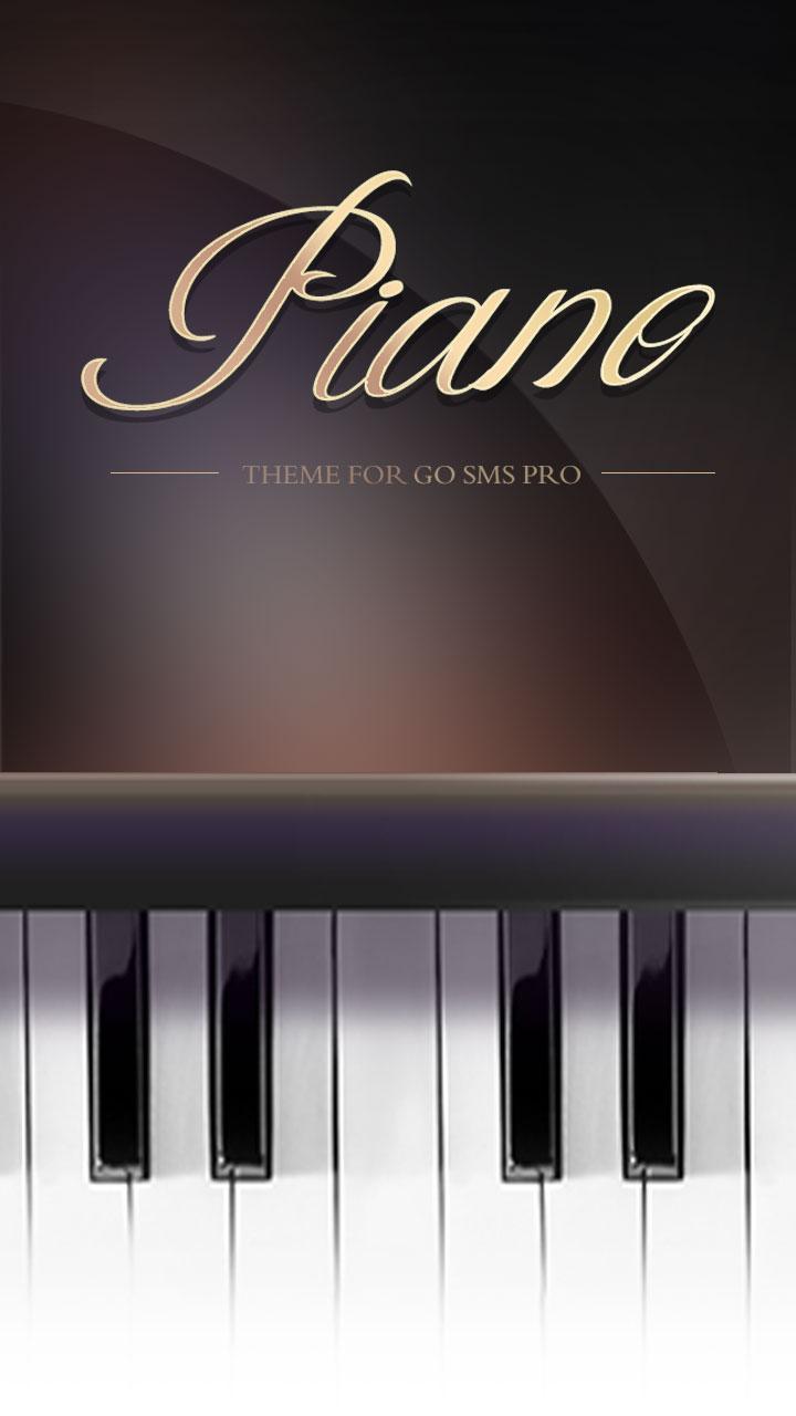 (FREE) GO SMS PRO PIANO THEME