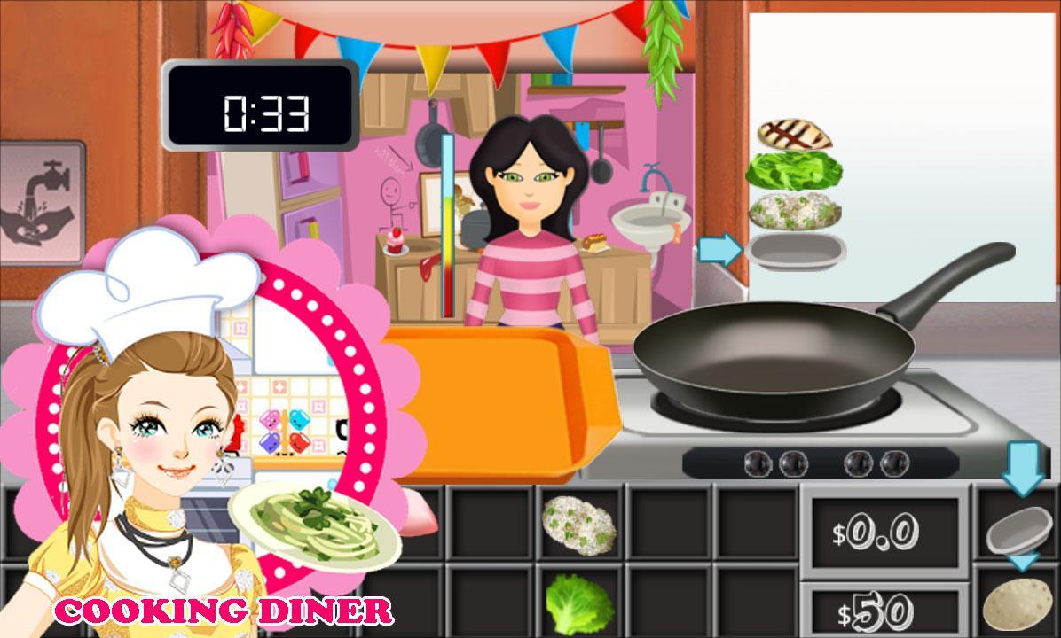 Cooking Diner Game for Kids