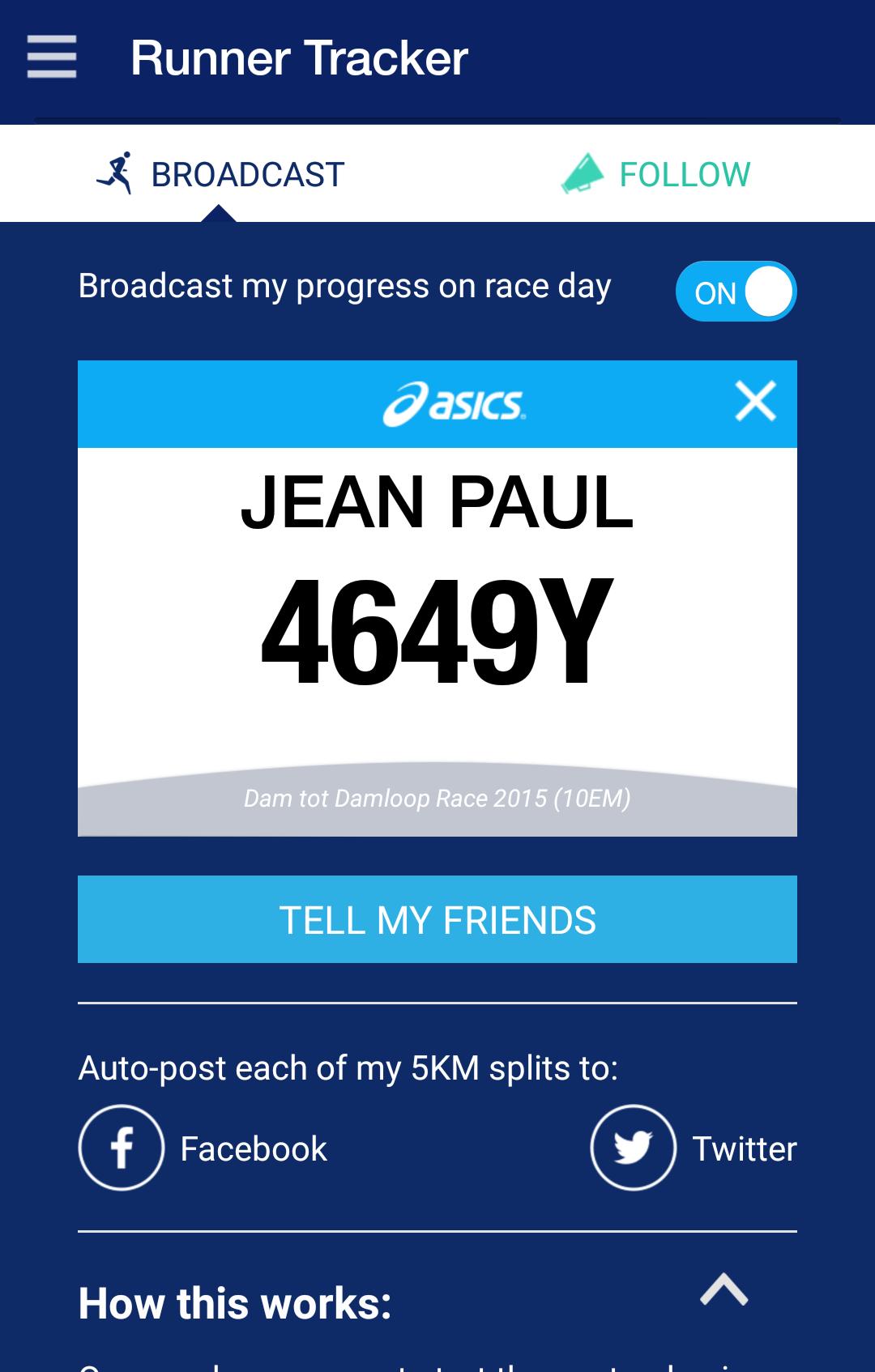 Dam tot Damloop by ASICS