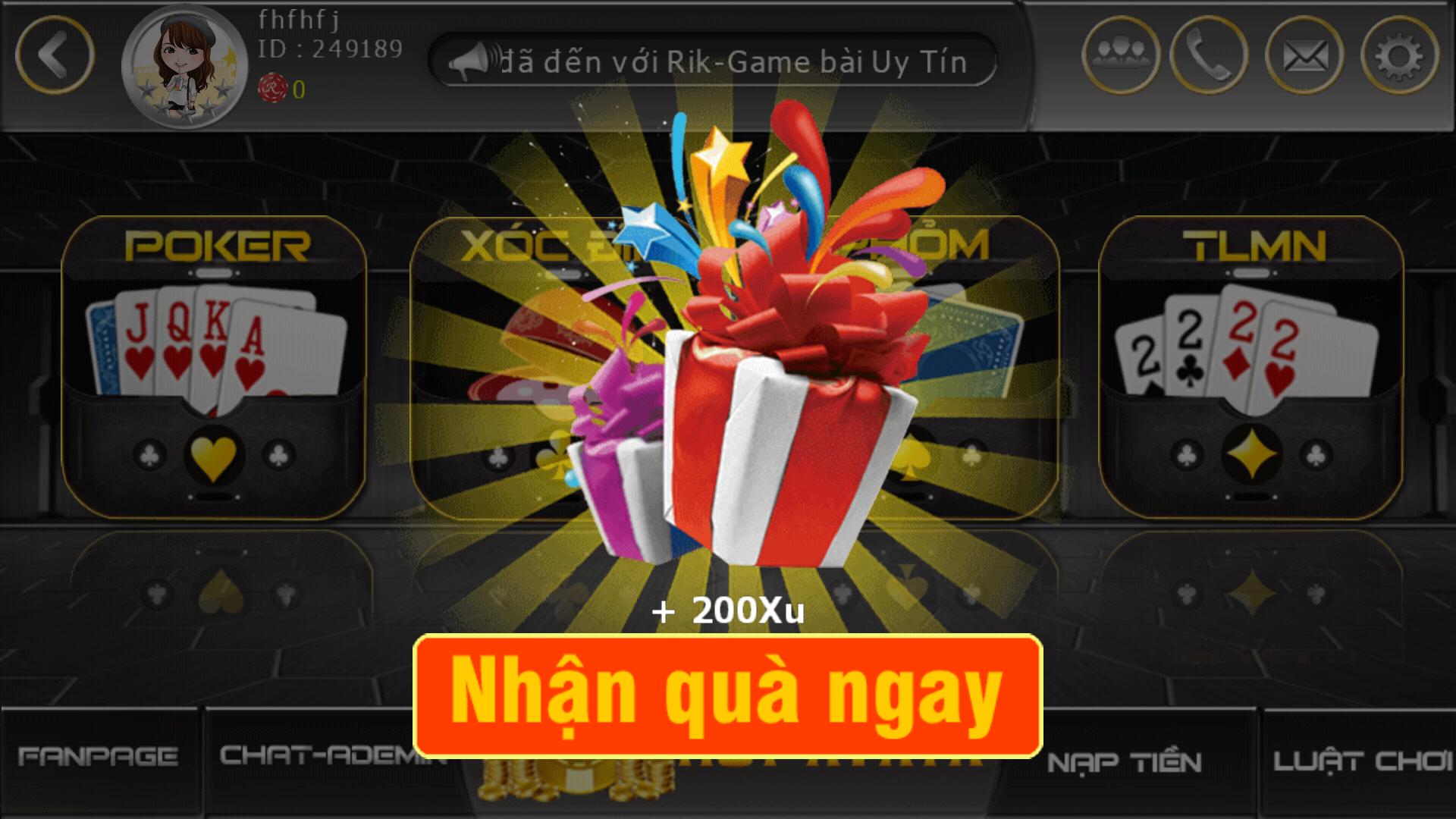 Danh bai doi thuong - RGame