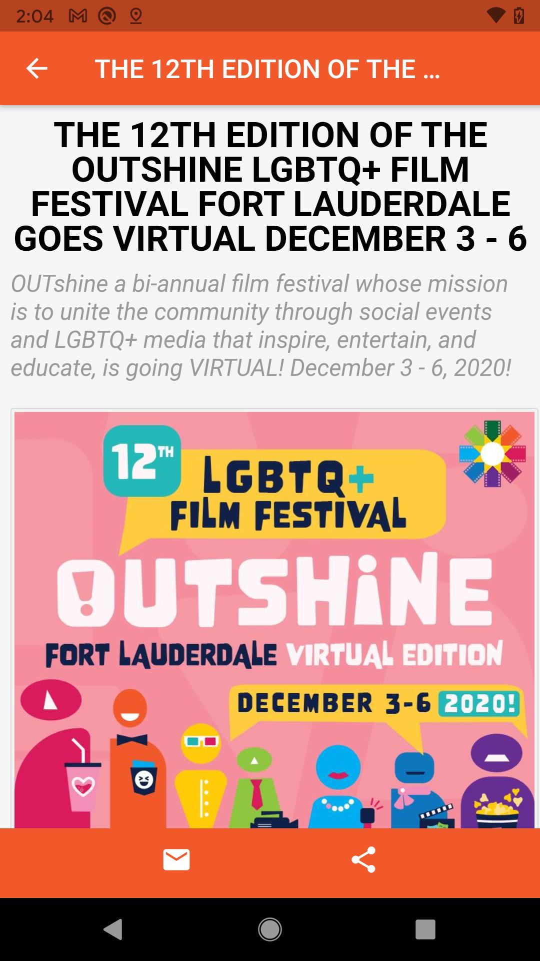 OUTshine LGBT Film Fest