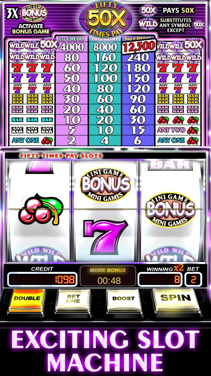 Free Slot Machine 50X Pay