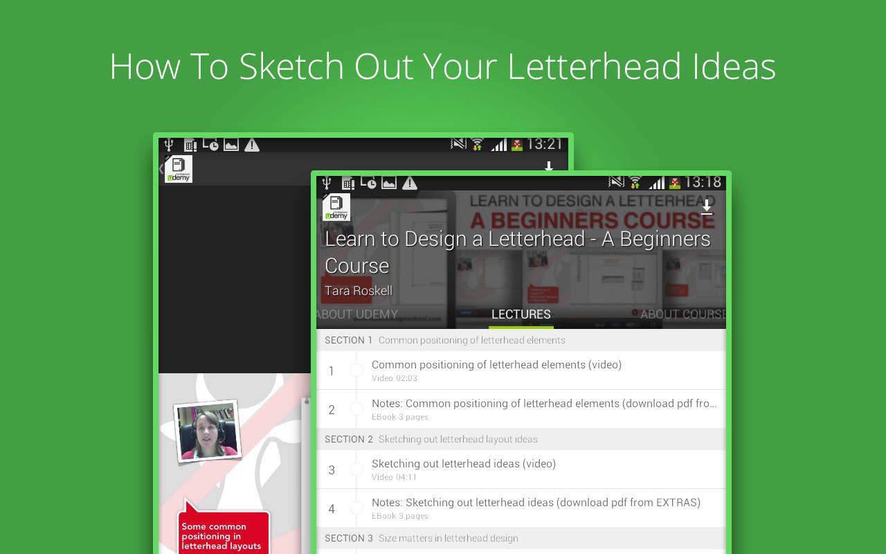 Learn letterhead Design