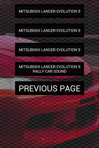 Engine sounds of Evo 9 IX