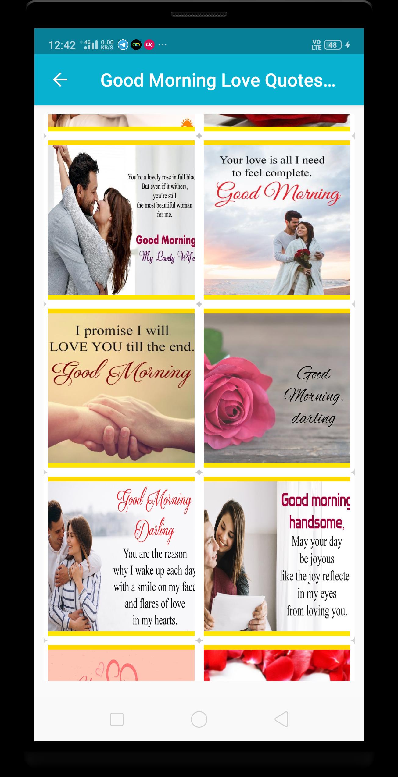 Good Morning Love Quotes Images