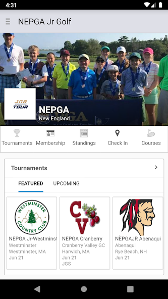 NEPGA Junior Golf Tour