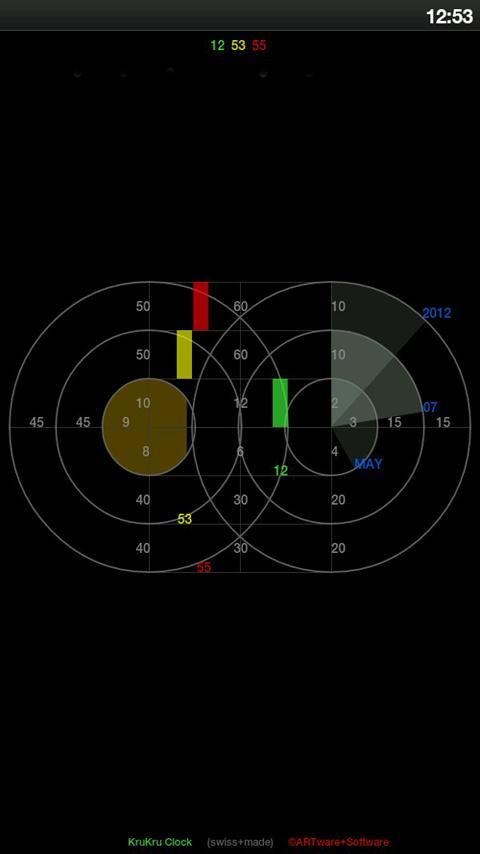 KruKru Clock Live Wallpaper