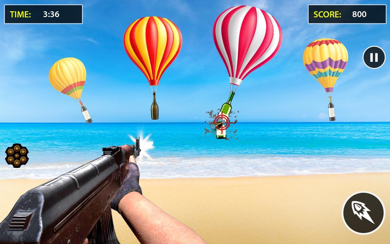 Shooting The Bottles