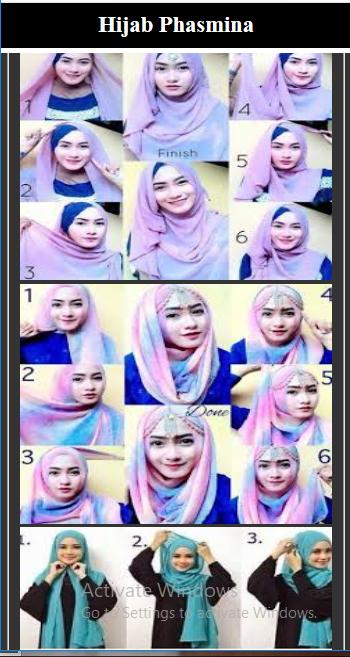 Tutorial Hijab Pashmina