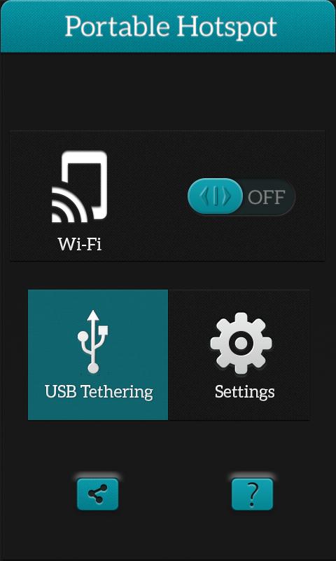 WiFi Hotspot and USB Tethering