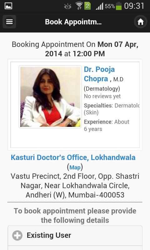Dr Pooja Chopra Appointments