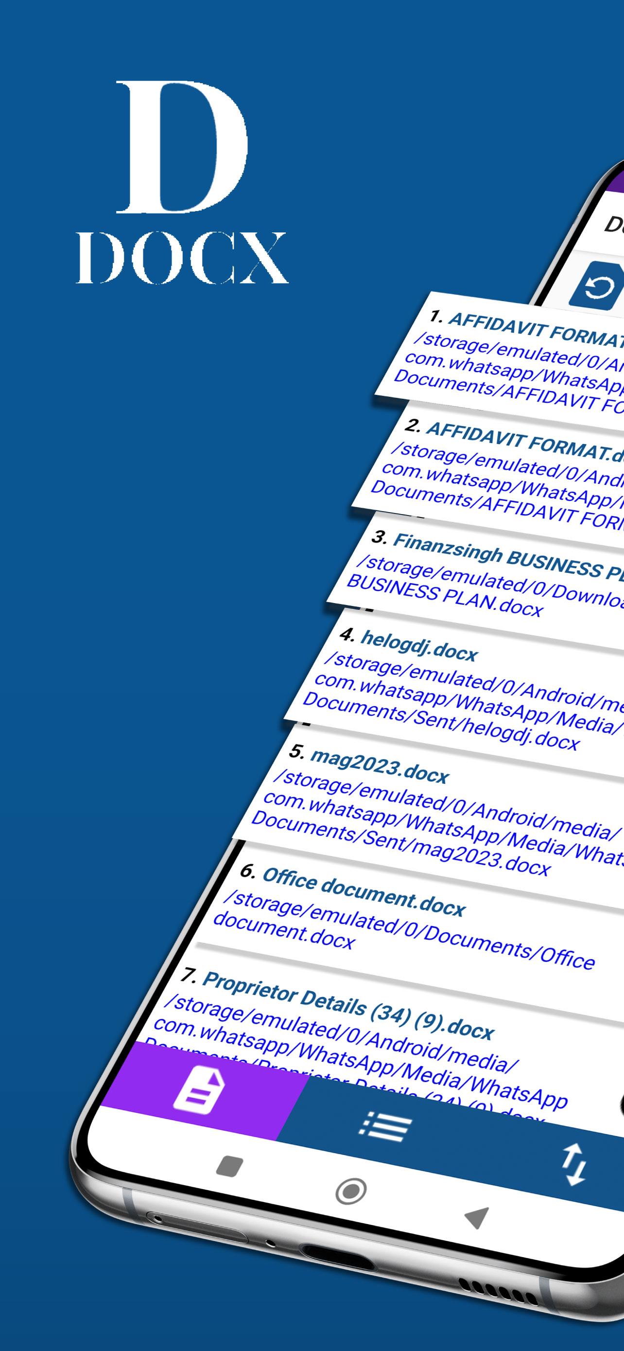 Docx Reader PDF Viewer Word
