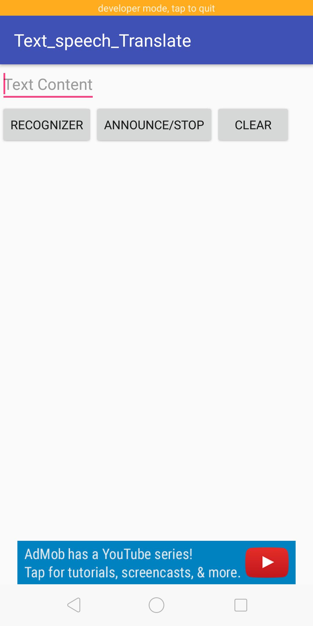 Text speech Recognition