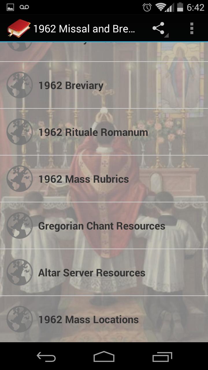 1962 Missal and Breviary