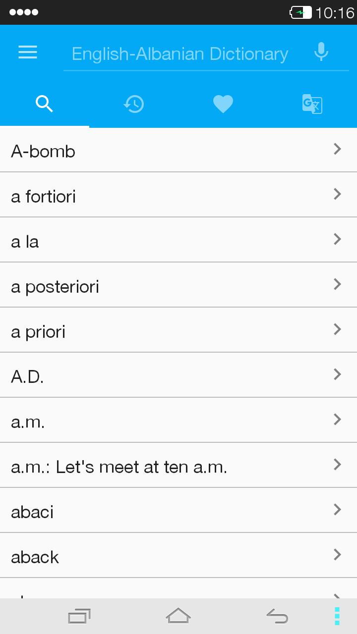 English<->Albanian Dictionary
