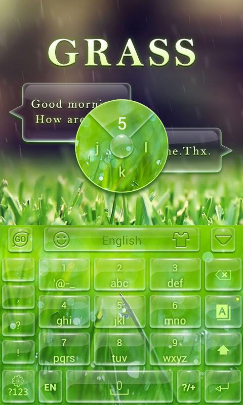 Grass GO Keyboard Theme &Emoji