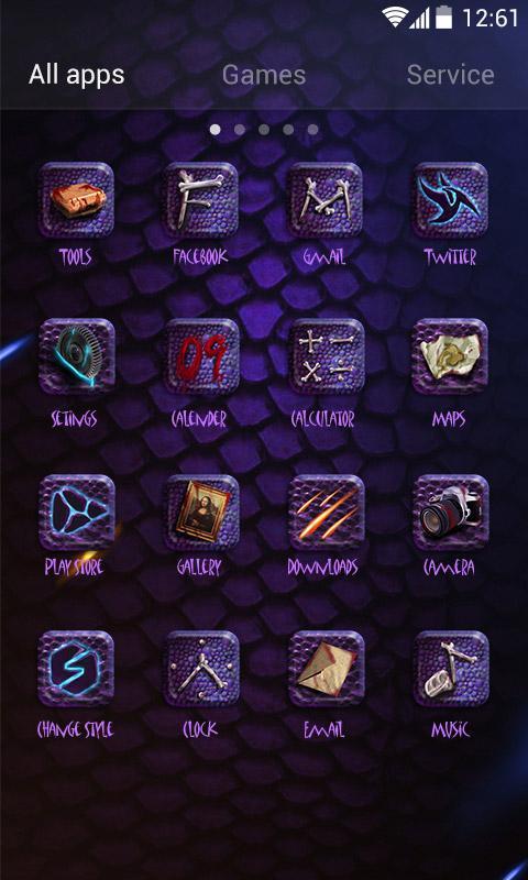 Alien Intruder Launcher Theme