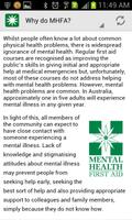 Mental Health First Aid (MHFA)