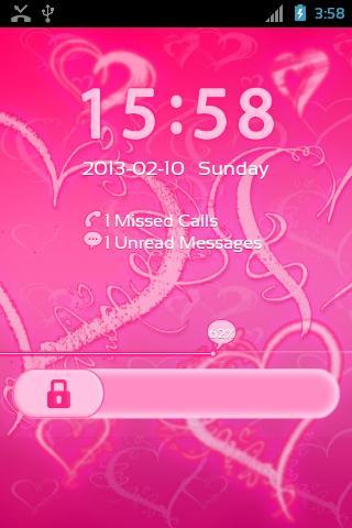 Pink Hearts - GO Locker Theme