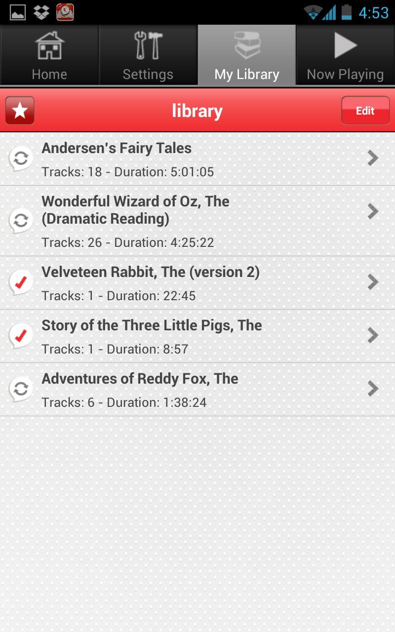 Audiobooks - Kids (free)