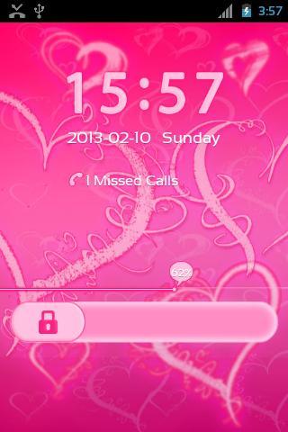 Pink Hearts - GO Locker Theme