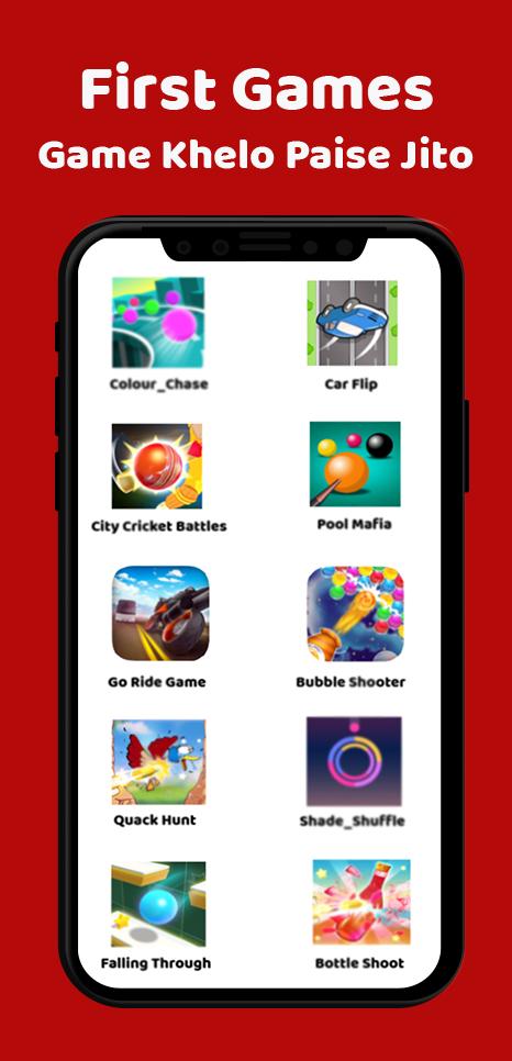 First Game - Play Games Free, Win Money