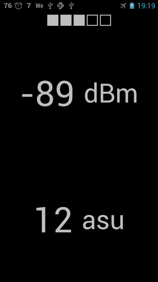 Signal strength checker