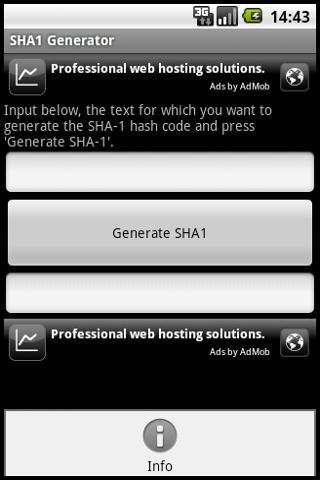 SHA-1 Generator