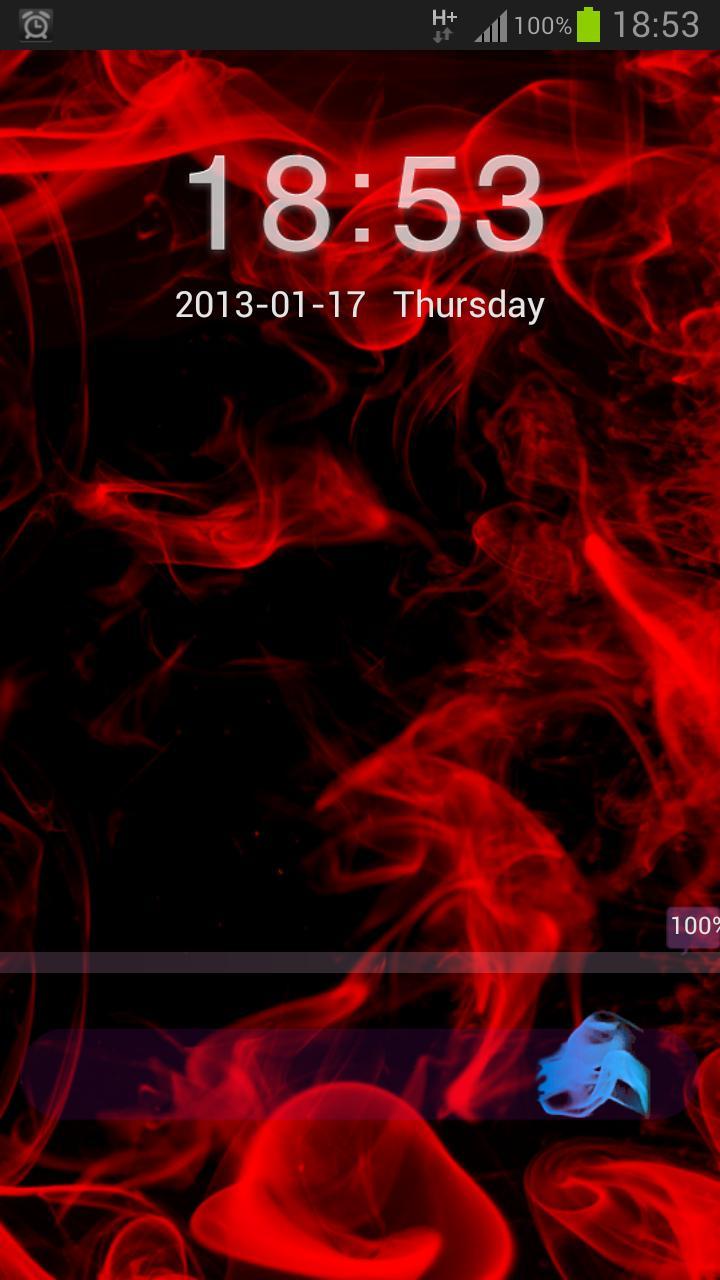 GO Locker Theme Smoke Fire