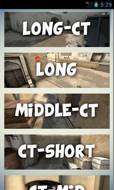 CS:GO smokes (Dust_2)
