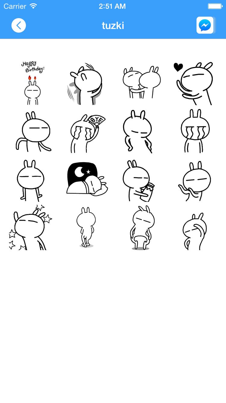 GIF Sticker for Messenger