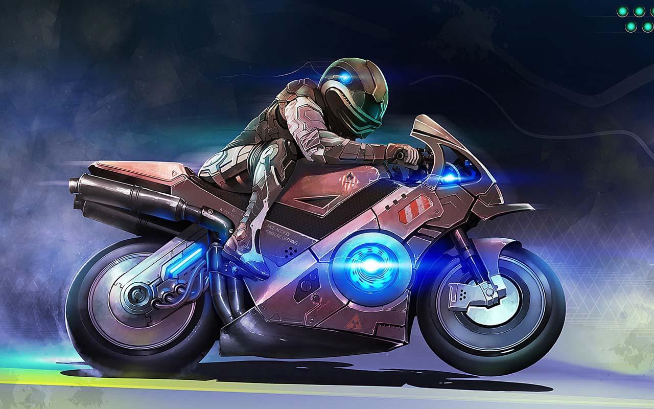 3D violent motorcycle-Asphalt