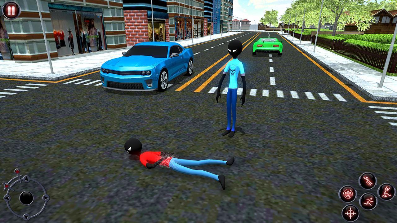 Stick Man Rope Hero - Vegas Mafia Crime City