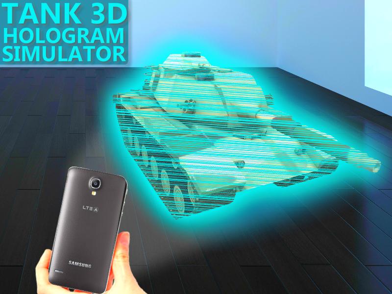 Tank Simulator 3D Hologram
