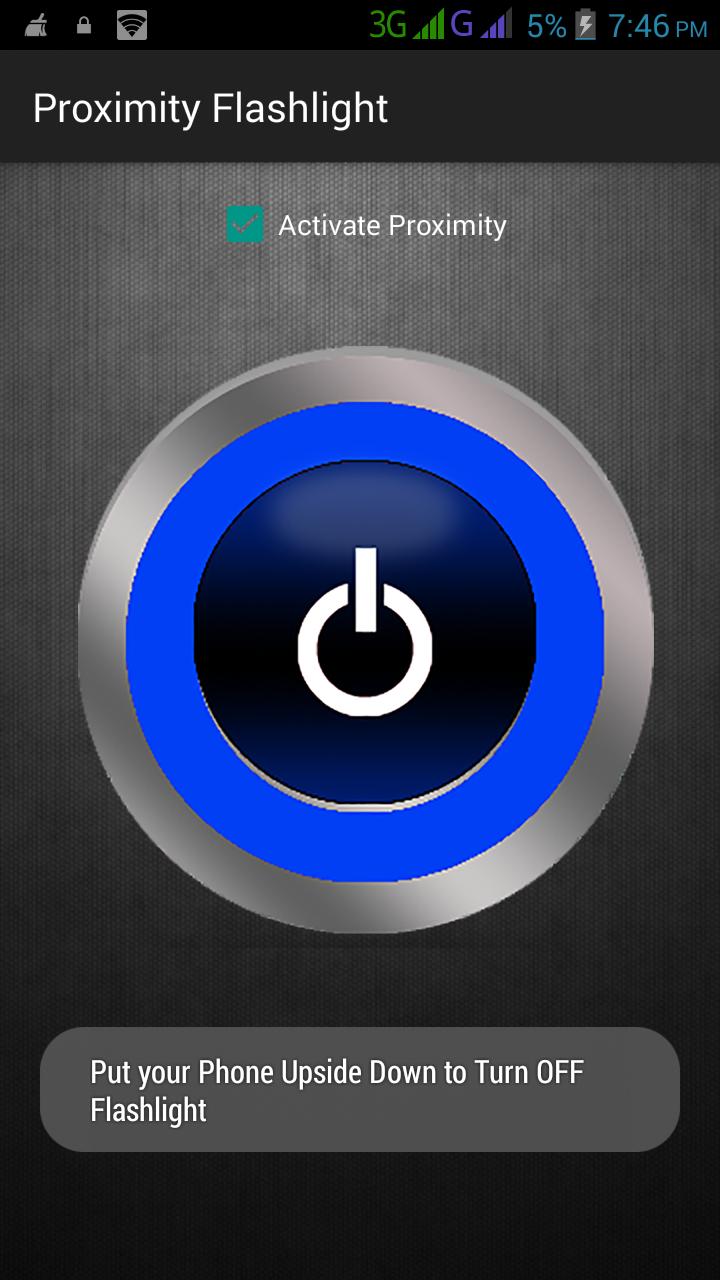 Proximity Flashlight