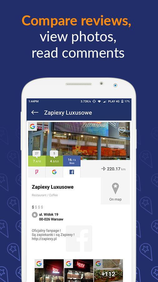 Fudi local restaurants finder