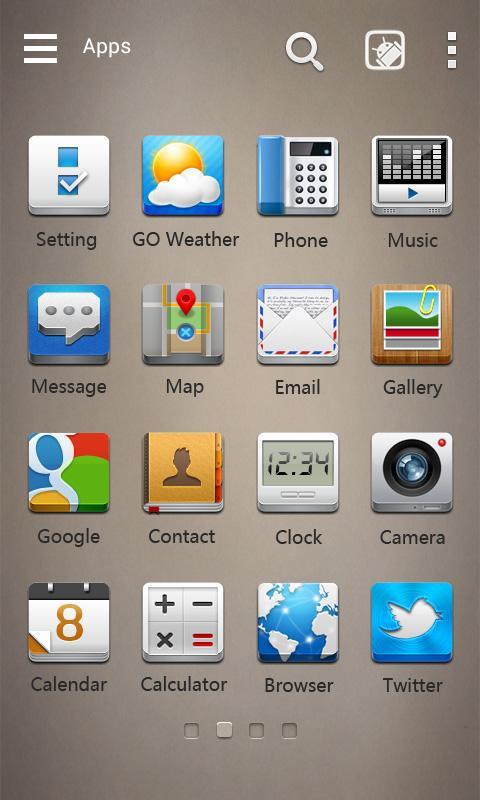S-CALE GO Launcher Theme