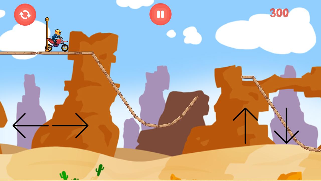 Desert Motocross - racing game