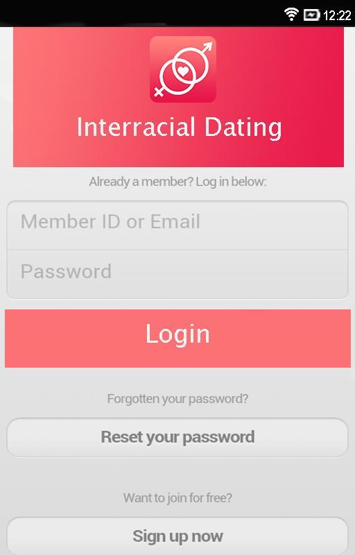 Interracial Mobile Dating App