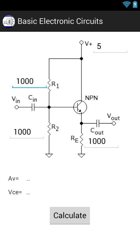 Basic Electronic Circuits Calc