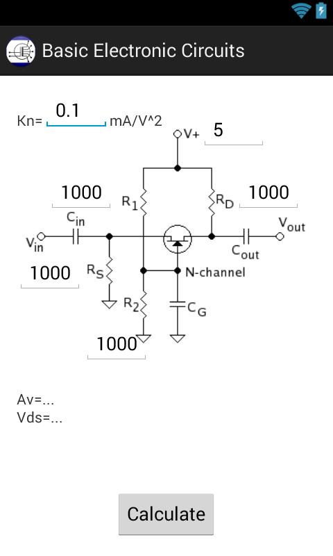 Basic Electronic Circuits Calc