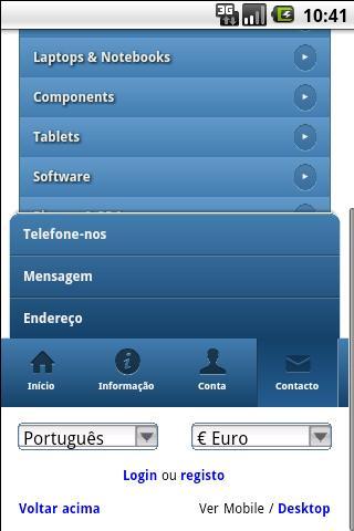 Opencart mobile store