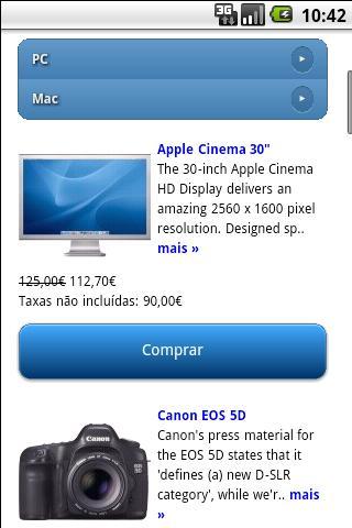 Opencart mobile store